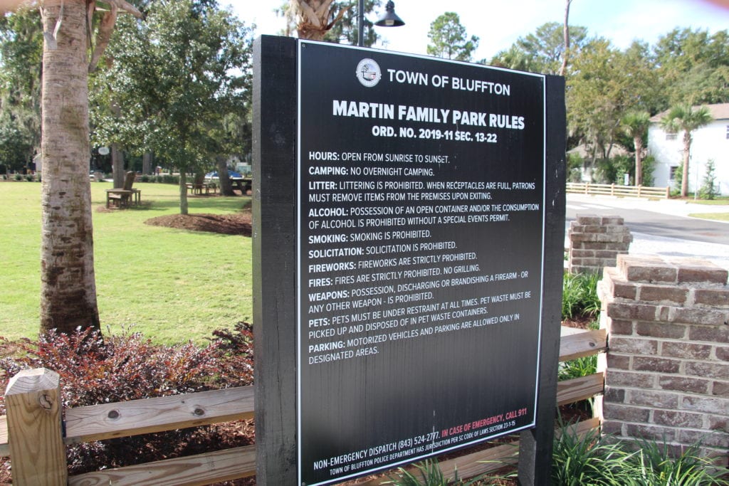 Martin Family Park Rules